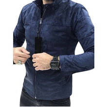 Load image into Gallery viewer, SFIT brand autumn motorcycle Suede jacket men leather jackets jaqueta de couro masculina mens leather coats Zipper Man Outerwear